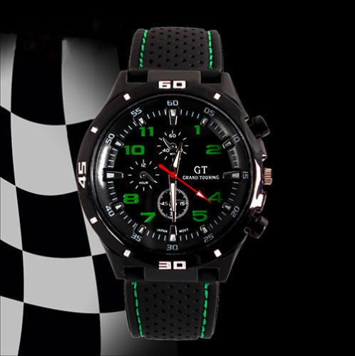 Мъжки спортен кварцов часовник 6 цвята 