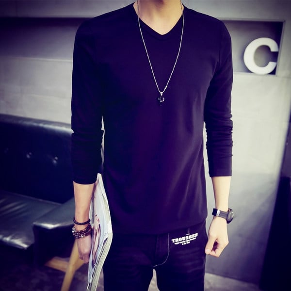 Мъжки тениски с дълъг ръкав - 12 модела 