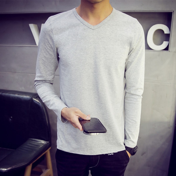 Мъжки тениски с дълъг ръкав - 12 модела 