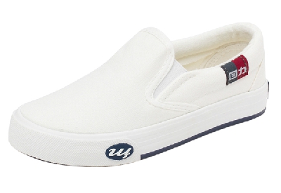 Καθημερινά παιδικά παπούτσια  σε  άσπρο, μπλε και μαύρο χρώμα