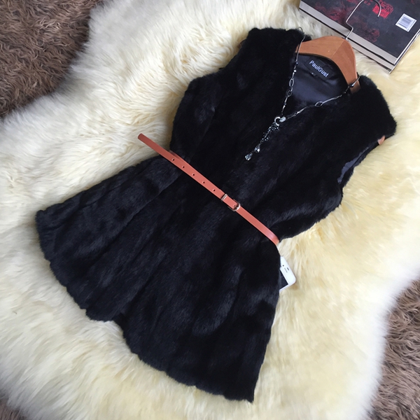 Дамско пухено елече