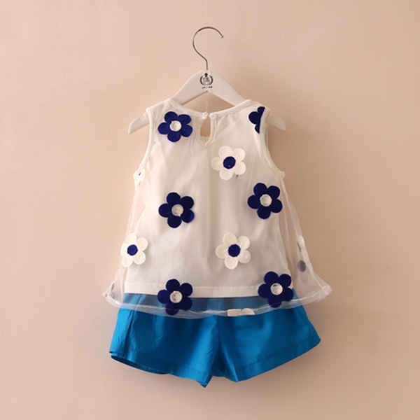 Летен комплект за момичета - три различни цветови модела