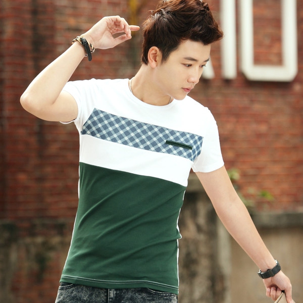 3 Модела мъжки тениски с О-образна яка