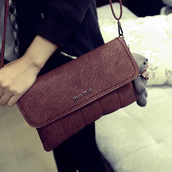 Дамски елегантен плик с дълга дръжка