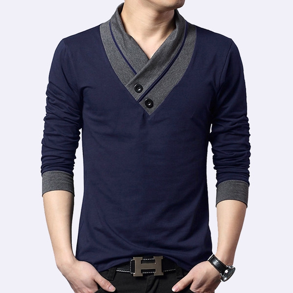 Есенни мъжки блузи с кадифе и без кадифе