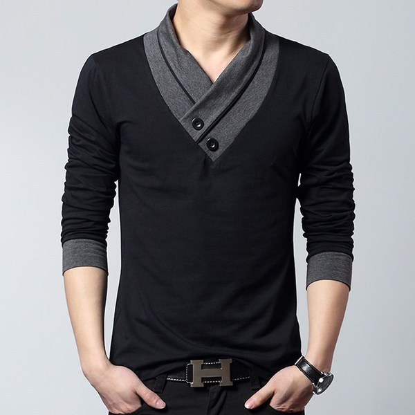 Есенни мъжки блузи с кадифе и без кадифе