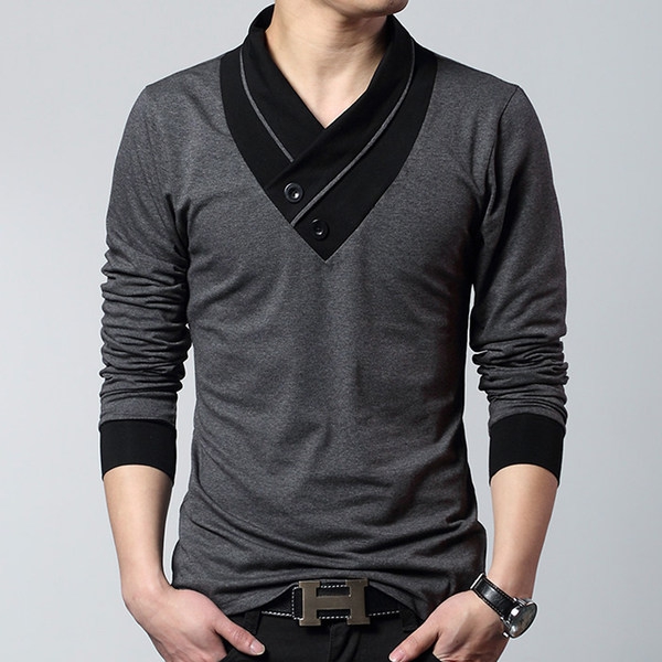 Есенни мъжки блузи с кадифе и без кадифе