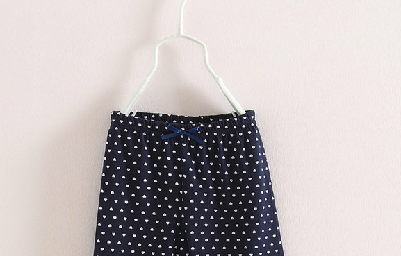 Детски къси панталони за момичета - червени, зелени и сини