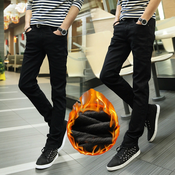 Τζιν παχύ και λεπτό ανδρών με βελούδο και χωρίς βελούδο - 5 μοντέλα