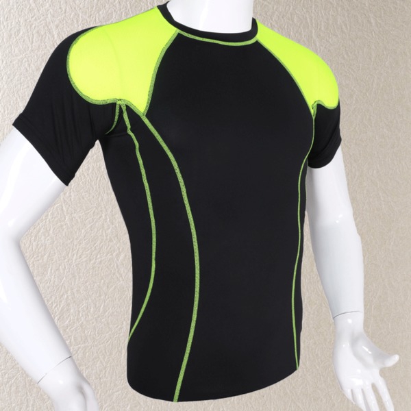 Αθλητικό μπλουζάκι με O-κολάρο - διαφορετικά χρώματα και μοτίβα