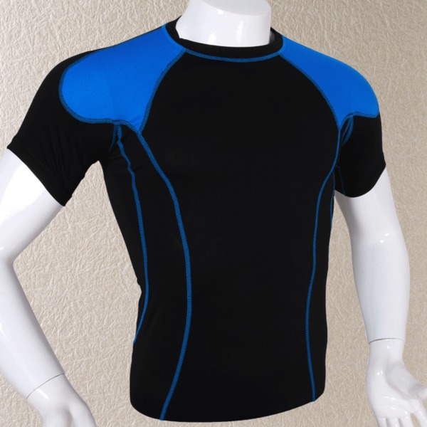 Αθλητικό μπλουζάκι με O-κολάρο - διαφορετικά χρώματα και μοτίβα