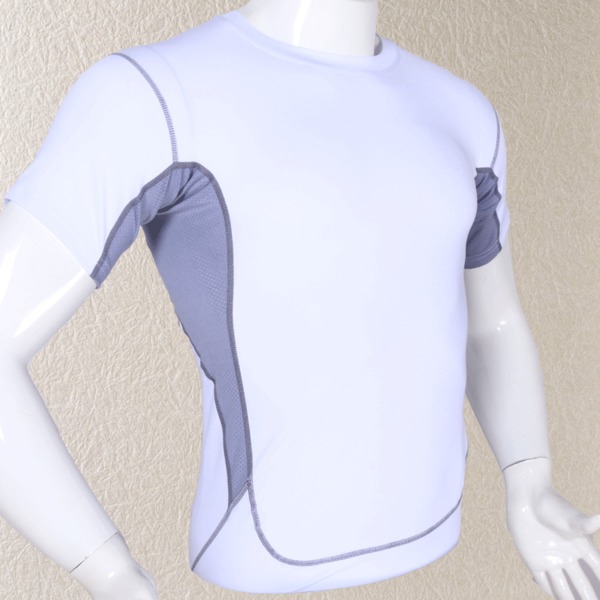 Αθλητικό μπλουζάκι με O-κολάρο - διαφορετικά χρώματα και μοτίβα