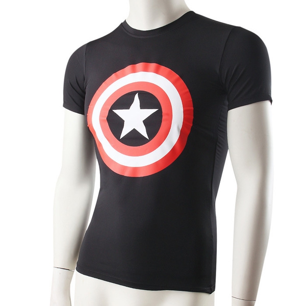 Αθλητικό μπλουζάκι με O-κολάρο - διαφορετικά χρώματα και μοτίβα