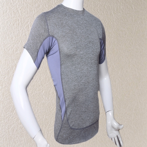 Αθλητικό μπλουζάκι με O-κολάρο - διαφορετικά χρώματα και μοτίβα