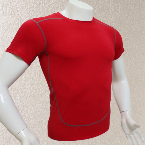 Αθλητικό μπλουζάκι με O-κολάρο - διαφορετικά χρώματα και μοτίβα