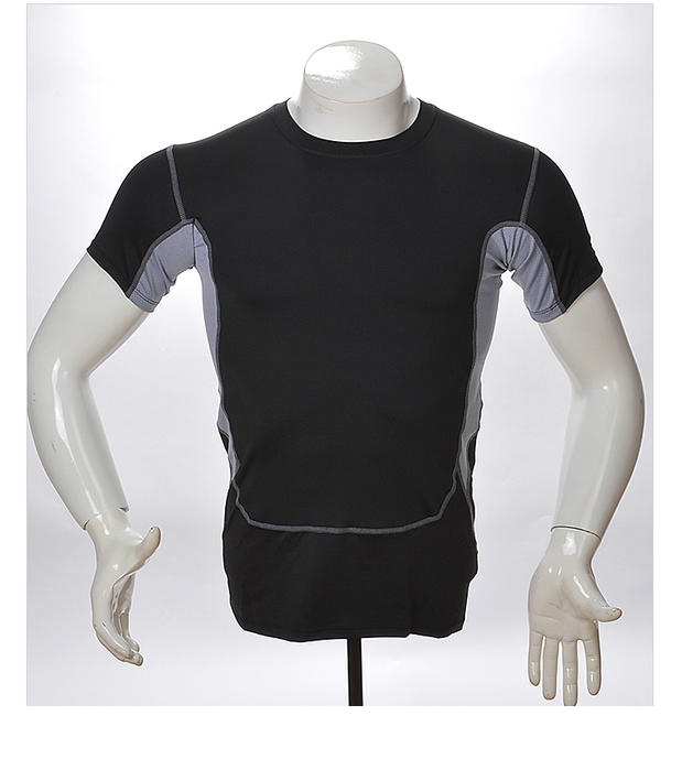 Αθλητικό μπλουζάκι με O-κολάρο - διαφορετικά χρώματα και μοτίβα