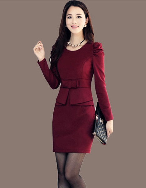 Дамска официална рокля с панделка