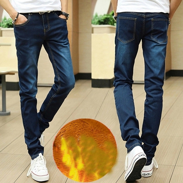 Тънки и дебели мъжки дънки  тип слим - 8 модела 