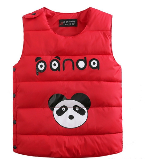 Елек за деца - син, червен, зелен, с анимационни изображения