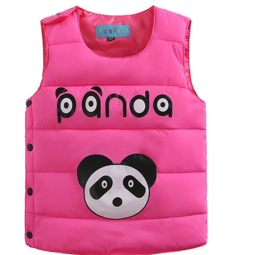 Елек за деца - син, червен, зелен, с анимационни изображения