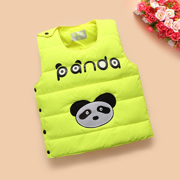 Елек за деца - син, червен, зелен, с анимационни изображения