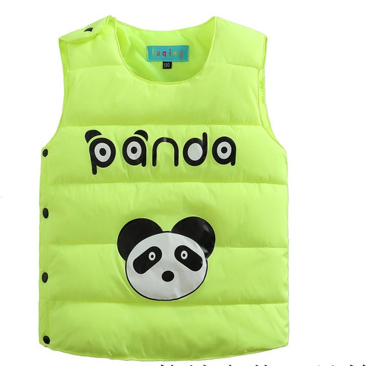 Елек за деца - син, червен, зелен, с анимационни изображения