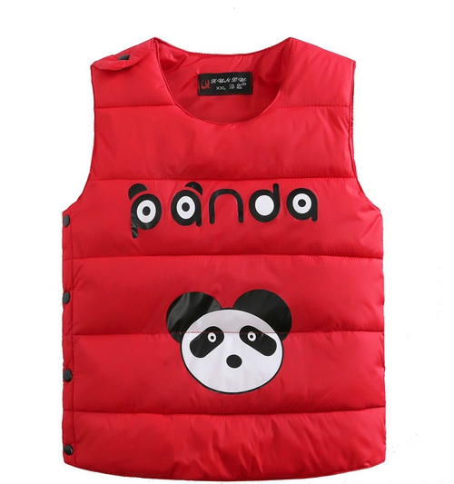 Елек за деца - син, червен, зелен, с анимационни изображения