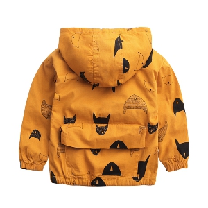 Παιδικό ανοιξηάτικο μπουφάν με κουκούλα - Κορυφαία μοντέλα σε κίτρινο και πορτοκαλί χρώμα