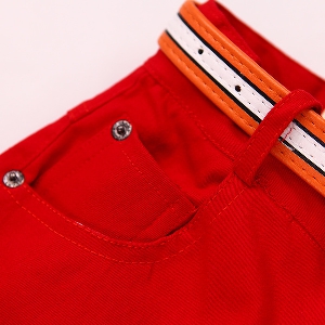 Детски пролетни панталони за момчета - червени, зелени, сини и кафяви - стилни и модерни