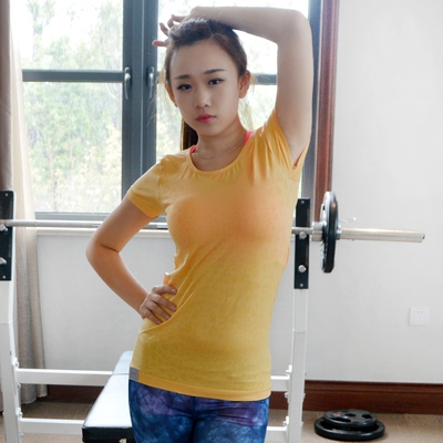 Спортна дамска тениска подходяща за фитнес - в 6 различни цвята 