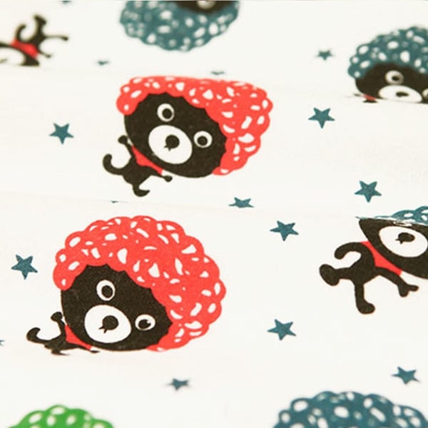 Детски пролетен суитчер с качулка - бял с анимационни изображения