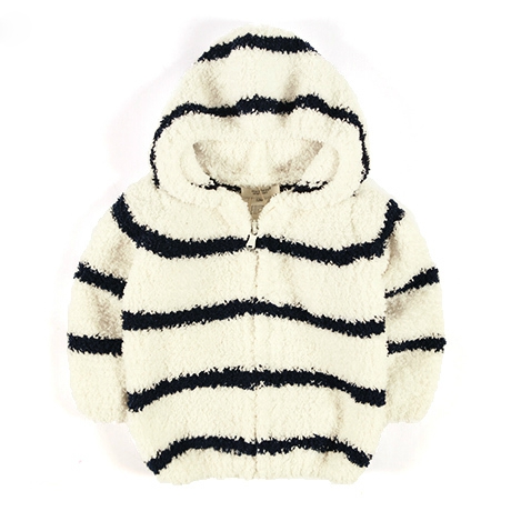 Детски плюшен сиутшърт с качулка - подходящо за бебета - топ цветове