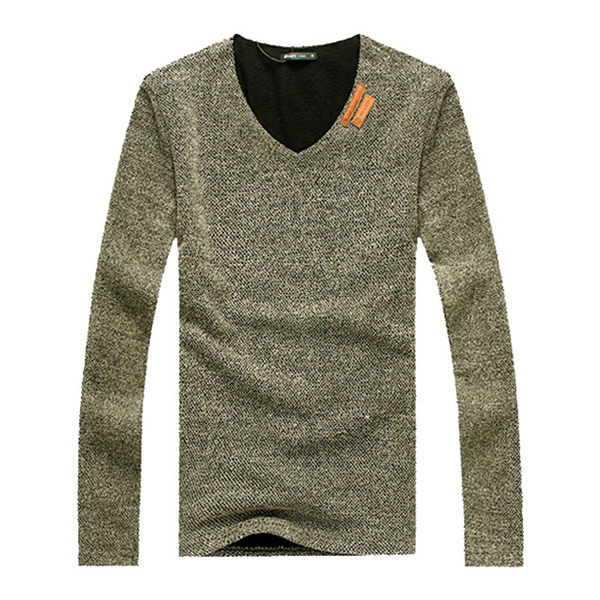 Мъжки тениски V-образна яка 4 цвята