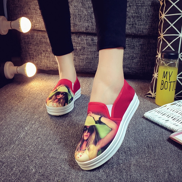 Ежедневни спортни обувки с щампа