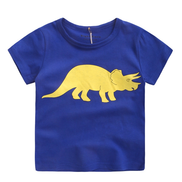 Детска летна тениска за момчета с къс ръкав - различни модели с разнообразие от изображения