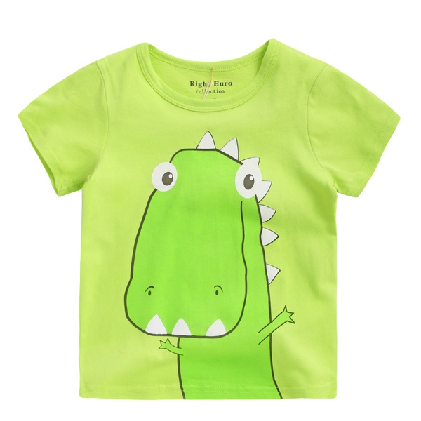 Детска летна тениска за момчета с къс ръкав - различни модели с разнообразие от изображения