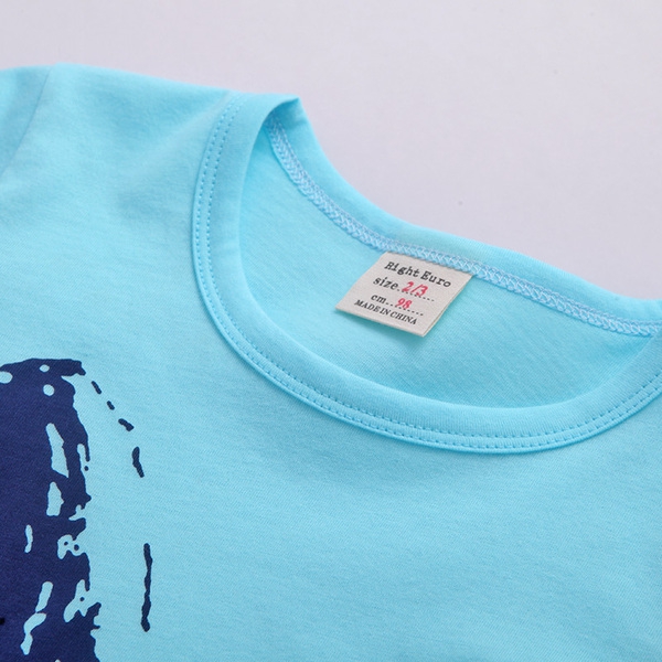 Детска летна тениска за момчета с къс ръкав - различни модели с разнообразие от изображения