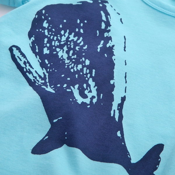 Детска летна тениска за момчета с къс ръкав - различни модели с разнообразие от изображения