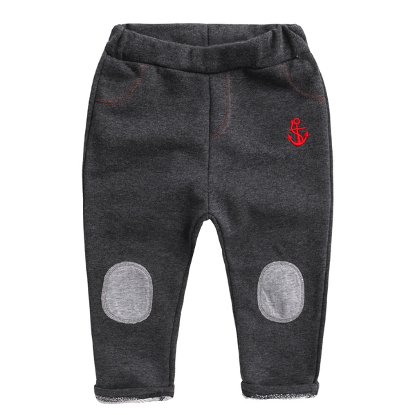 Детски панталони за момчета кадифени в различни цветове