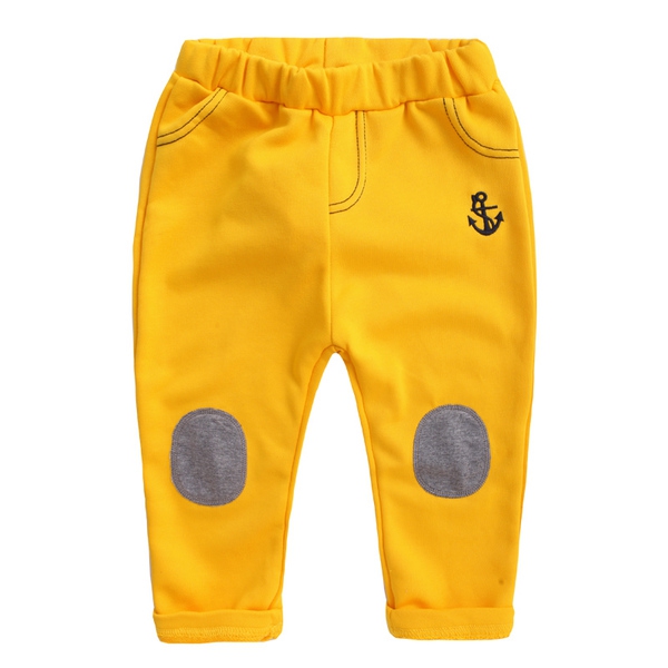 Детски панталони за момчета кадифени в различни цветове