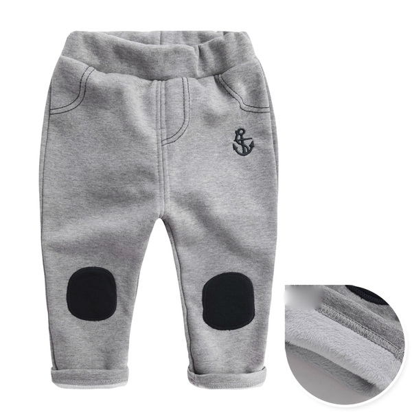 Детски панталони за момчета кадифени в различни цветове