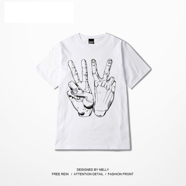 Πουκάμισο των ανδρών σε μαύρο και άσπρο