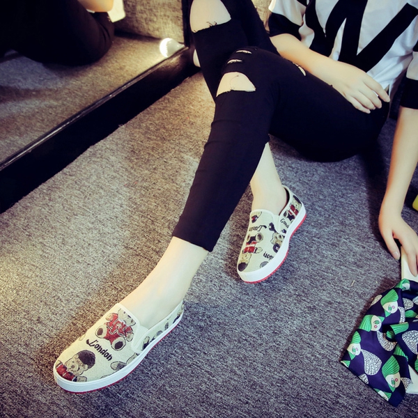 Дамски цветни мокасини - 7 модела 