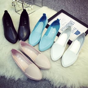 Γυναικεία παπούτσια  χρωματιστά loafers - 4 μοντέλα
