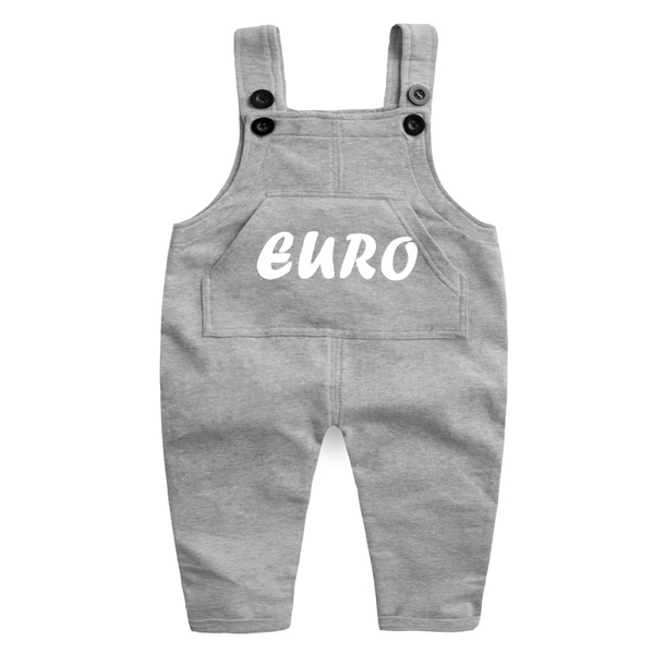 Детски гащеризон - сив, син, червен