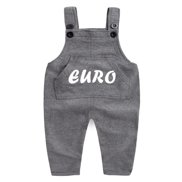 Детски гащеризон - сив, син, червен