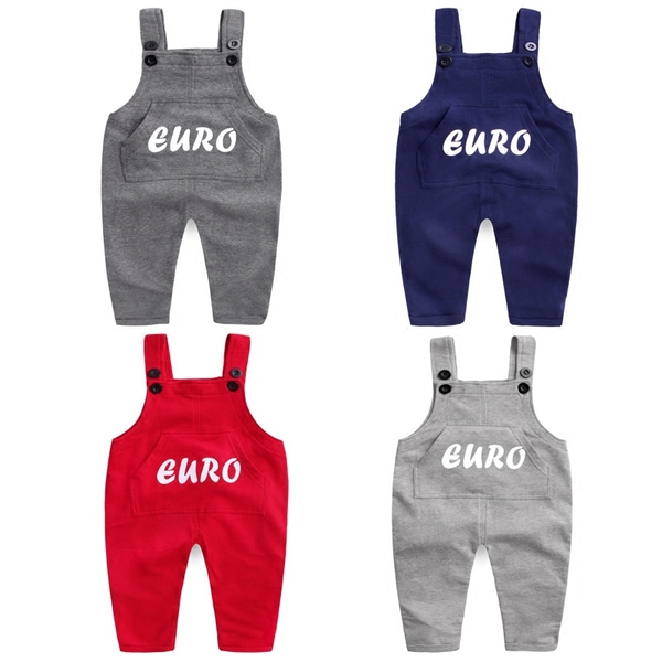 Детски гащеризон - сив, син, червен