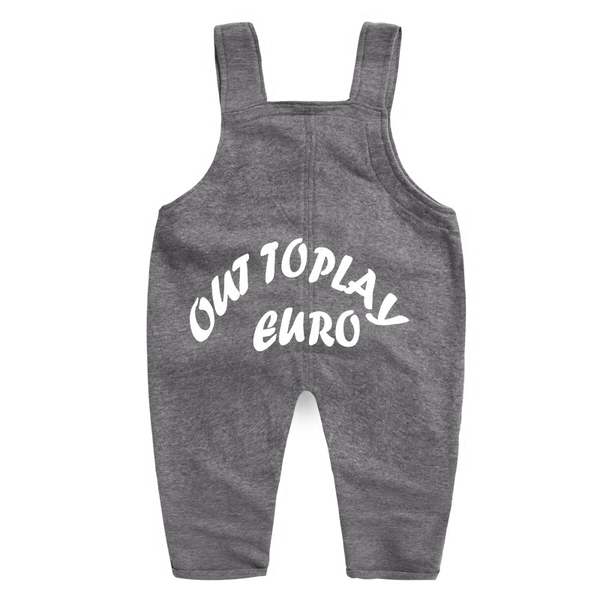 Детски гащеризон - сив, син, червен