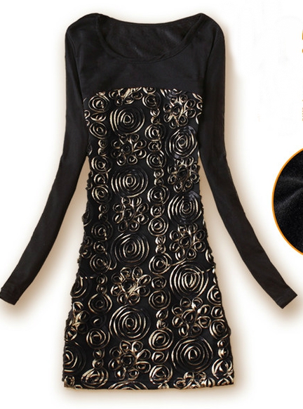 Κυρίες φόρεμα χτύπησε με εξέχουσες προσωπικότητες τριαντάφυλλα