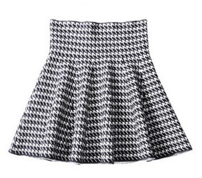 Παιδικές  φούστες - την άνοιξη, το φθινόπωρο και το χειμώνα - κόκκινο, μαύρο